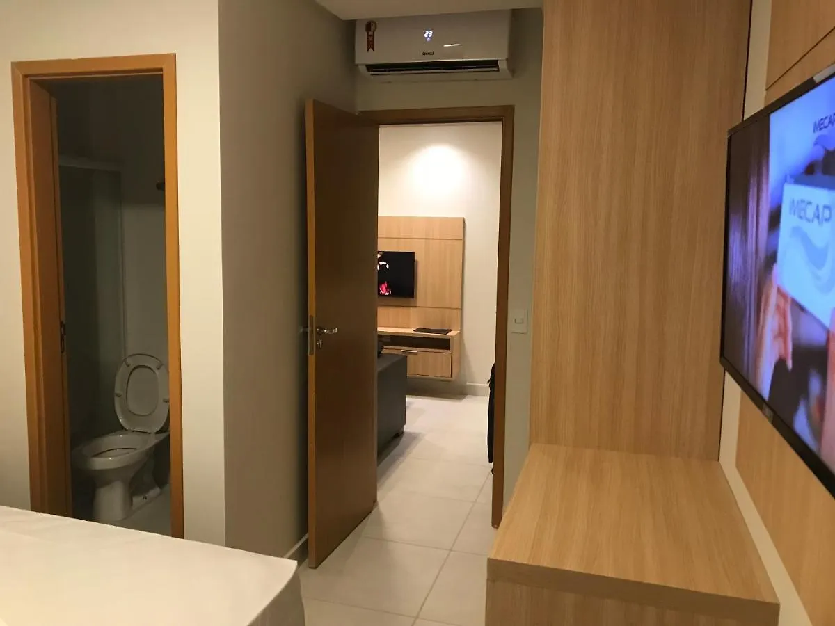 アパートホテル Apartamento Tipo Flat Para Temporada Em Caldas Novas Com Cozinha